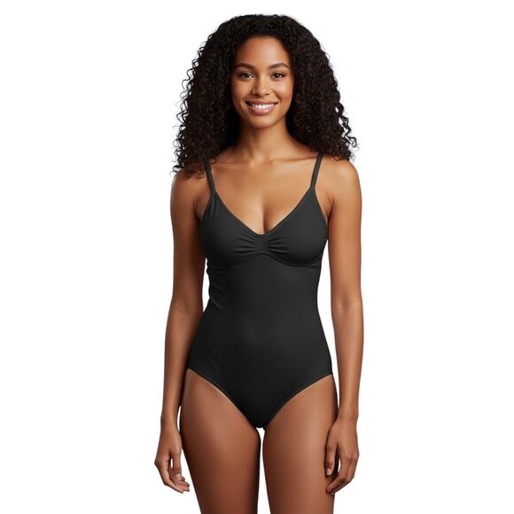 SKIMS Black Bodysuit Shapewear | Women Size S | Adjustable Straps, Slimming Fit - Picture 1 of 7